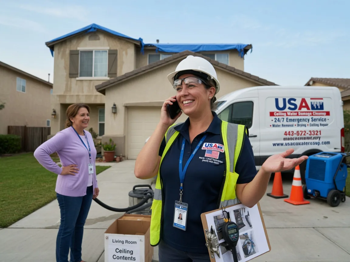 Ceiling Water Damage Restoration Landers, CA FAQs